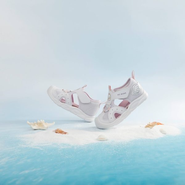 White & Pink Sandals with Unicorn and Wing