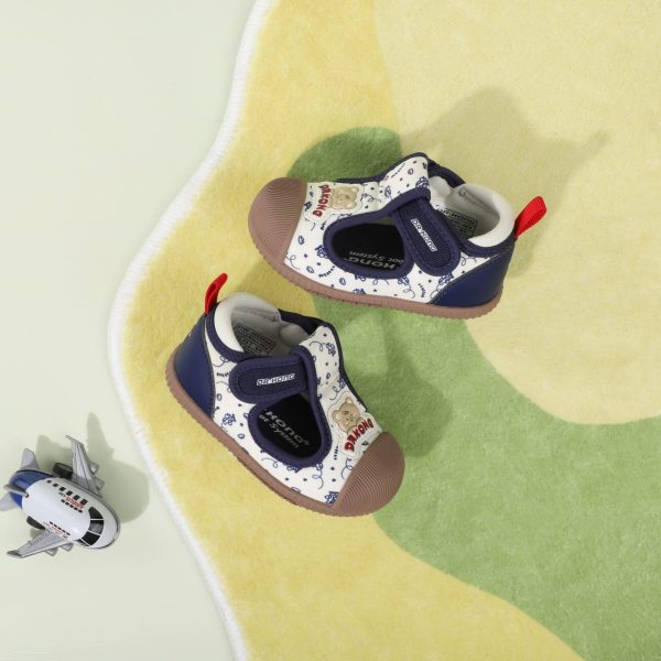 Shoes with Playful Bear Design